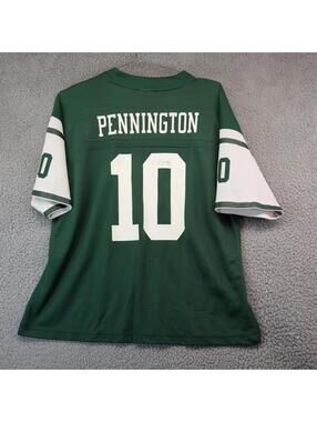 Signed Pennington #10 New York Jets NFL Reebok Jersey Men's
